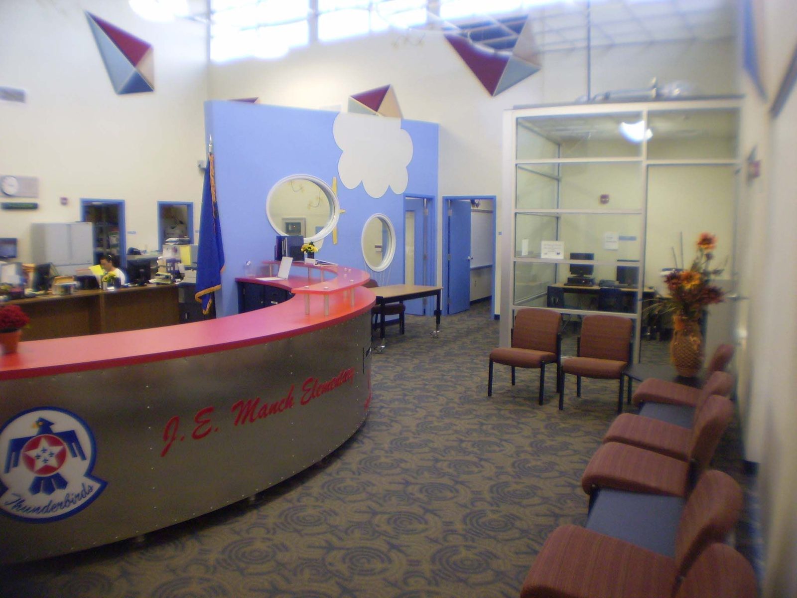 Classroom 3D perspective