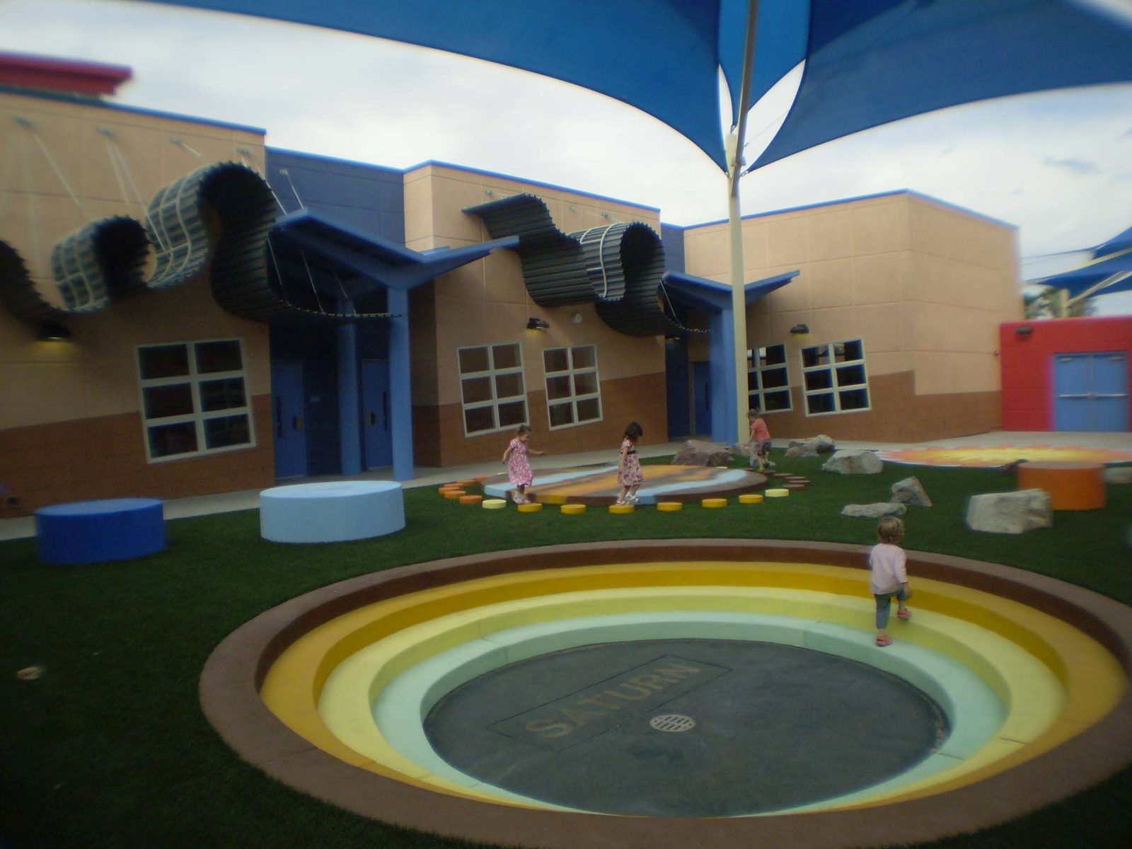 Manch Elementary courtyard