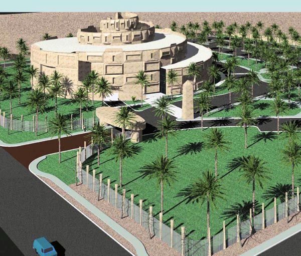 Rendering of the Coliseum Mausoleum