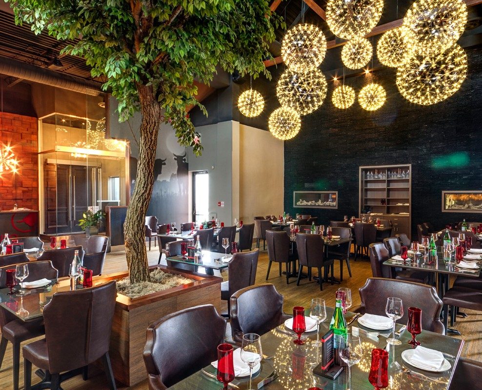 Nelore Brazilian steakhouse dining room