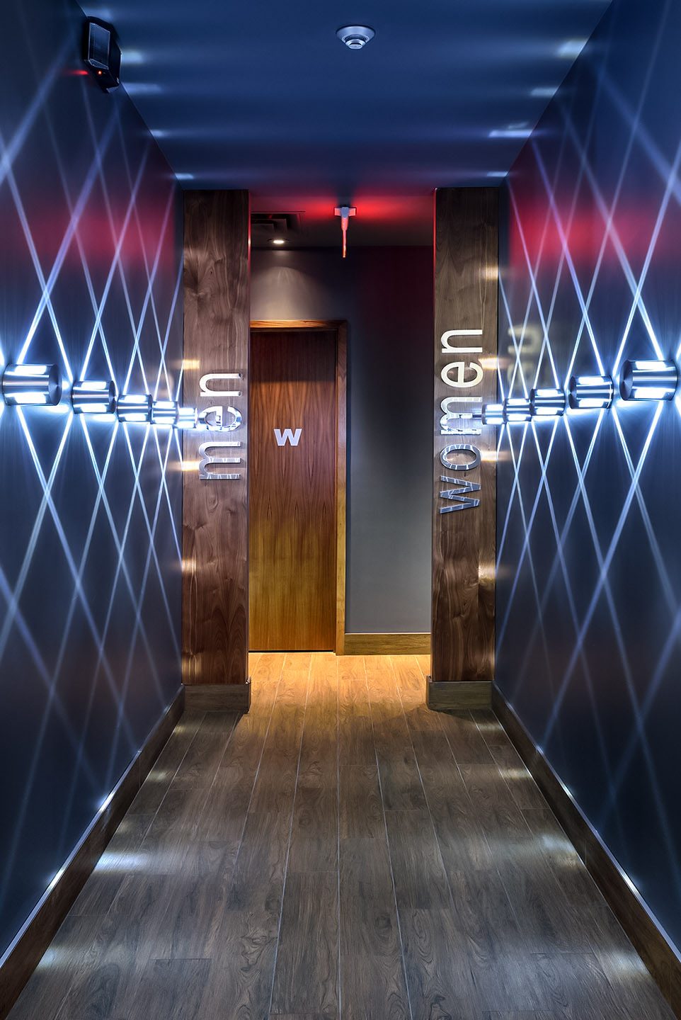 Restroom hallway